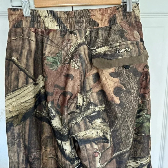 Rocky Men’s Camouflage Mossy Oak Infinity Print Drawstring Rain Pant Siz… - Picture 6 of 15